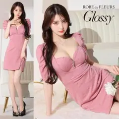 ROBE de FLEURS ローブドフルール ミニキャバドレス GL3154