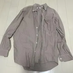 UNIQLO U長袖シャツ 薄ピンク　S