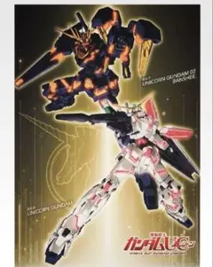ガンダム一番くじG賞クリアポスター　ユニコーンガンダム