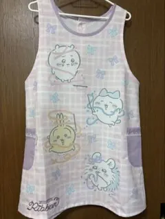 新品 ちいかわエプロン ピンク M-L うさぎ ハチワレ
