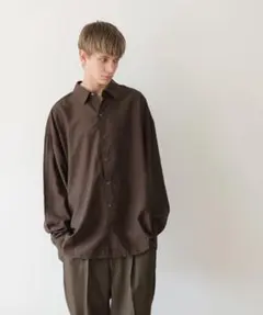 レーヨンシャツ 長袖