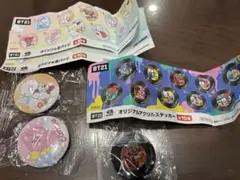 BT21 缶バッジ 3個セット　くら寿司