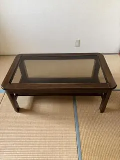 ガラステーブル ローテーブル