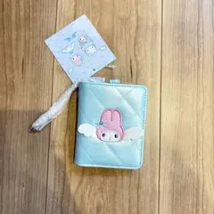 マイメロディ　 二つ折りカードケース パスケース 定期入れ 夢みるエンジェル