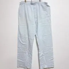 淡い水色 薄手ワイドパンツ【M〜L相当】メンズ ルームウェア