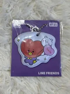 BT21 PVC TATA キーホルダー