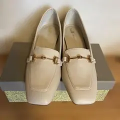 【新品】オリエンタルトラフィック ローファー 23cm ベージュ中敷き付き