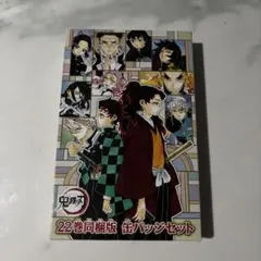 鬼滅の刃 22巻同梱版缶バッジセット