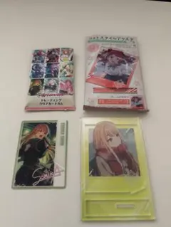 最終値引き】紫雲清夏学マストレーディングクリアカードガム＆フォトスタイルアクスタ