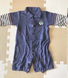 重ね着風ロンパース　50〜60サイズ