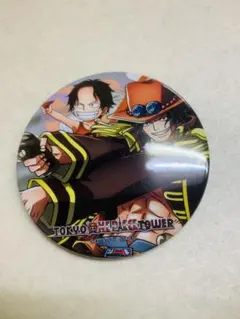 ONE PIECE 東京ワンピースタワー限定 お宝袋 缶バッジ エース