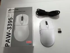 ATTACK SHARK PAW-3395 ホワイト ゲーミングマウス