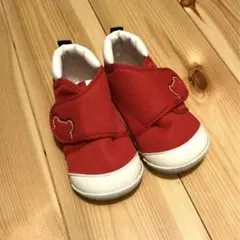 ミキハウス ベビーシューズ レッド