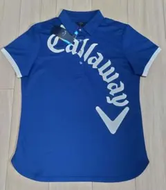 新品タグ付き　Callaway Wind Sensor ポロシャツ 吸汗速乾　青