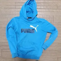 PUMA パーカー 青 140