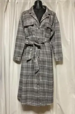 RETRO GIRL トレンチ風 シャツワンピース