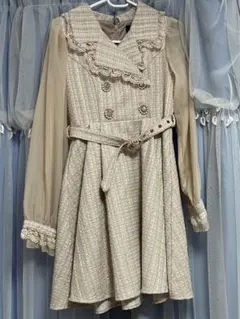 ROJITA ツイードワンピース ピンク