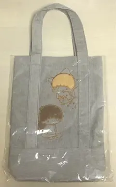 キキララ シューズケース グレー リトルツインスターズ トート バッグ 靴入れ