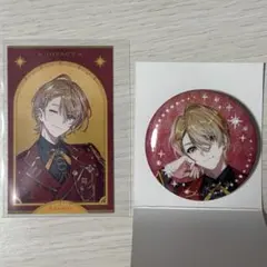 風楽奏斗 IMPACT にじさんじ 缶バッジ チェキ風カード