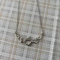 シルバー ハートデザイン ネックレス