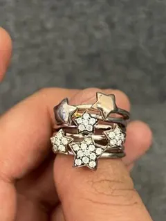 STAR JEWELRY　スタージュエリー　リング　セット　925 約11号