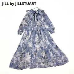 JILL by JILLSTUART ビッグシアーフラワープリントワンピース
