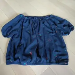 earth お花刺繍のチュニック