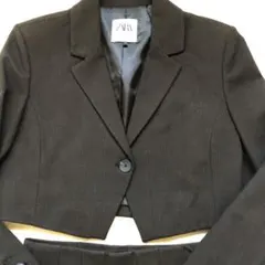 ZARA チェック柄 ブレザー上下 セット EUR S