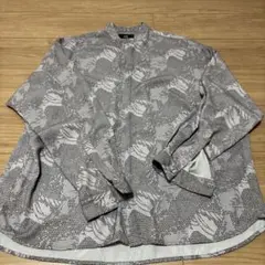 HARE 長袖シャツ グレー系 柄シャツ