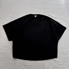 【美品】ロエベ　LOEWE クロップド　カットソー　Tシャツ　アナグラム　黒のサムネイル