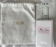 Dior ディオール 3点セット 巾着ポーチ・香水・美容液サンプルのサムネイル