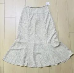 新品！訳あり！水玉　フレアスカート　L