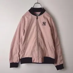 MLB NY ヤンキース　レディース　スタジャン　ナイロンジャケット　アウター