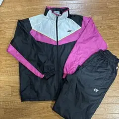 YONEXヨネックスウインドブレーカー上下セット/ジャケットMパンツS/女の子