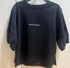 Auie F バルーンスリーブ Tシャツ 黒のサムネイル