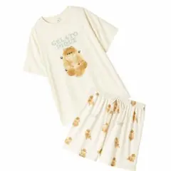 gelato pique ポメラニアン　ルームウェアセット GELATO PIQUE ポメラニアン柄 ルームウェア セットアップ - メルカリ