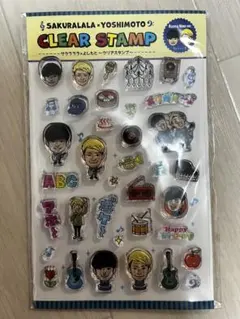 SAKURALALA よしもと ラニーノーズ　クリアスタンプ　シールにものサムネイル