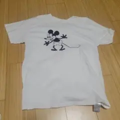 ミッキーマウス プリント Tシャツ ホワイト