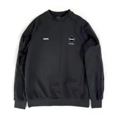 BRISTOL ブラック クルーネック スウェット EFFECT LINE LOGO TEAM CREWNECK SWEAT | F.C.Real Bristol