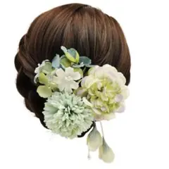 和装 髪飾り 造花 フラワー ヘアピン 七五三 成人式 卒業式 結婚式 振袖