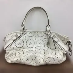 白 ハンドバッグ