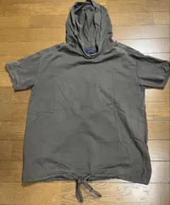 HUMAN WOMAN フード付きＴシャツ