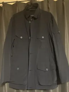 MOORER スタンドカラーコートBERECCI-WI ダークブルー 美品 - メルカリ