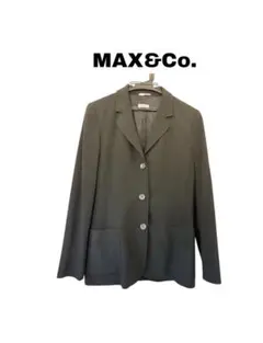 MAX&Co. テーラードジャケット ブラック イタリア製 40のサムネイル