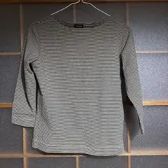 UNIQLO 七分袖　Tシャツ　カットソー　ボーダー