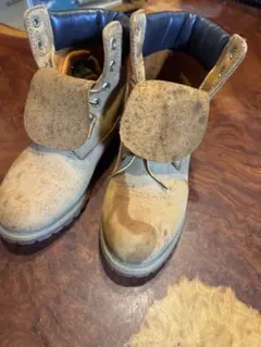 90'sビンテージティンバーランド6ホールイエローブーツUS71/2（26cm）