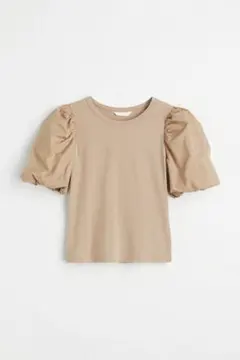 H&M バルーンスリーブ ジャージートップス