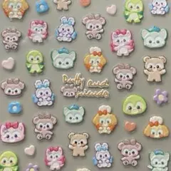 ネイルシール 5D3D立体 ダッフィーandフレンズ ディズニー キャラクター