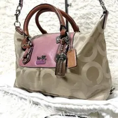 COACH Madison Op Art 2-Way Shoulder y2k