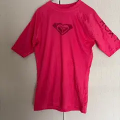 ROXY ロキシーピンク ラッシュガード　スポーツTシャツ【 Sサイズ】